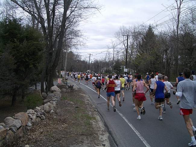 boston marathon course. The Boston Marathon Course