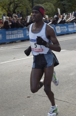 Rodgers Rop Finishing the NYC Marathon