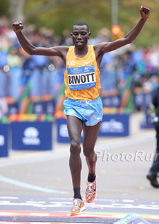 Stanley Biwott Wins 2015 NYC Marathon