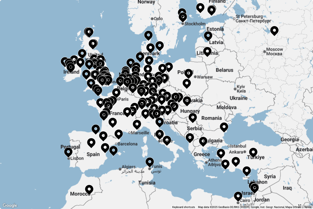 marathon race locations map